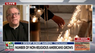 Bishop ‘very concerned’ by 30% of Americans not identifying with a religion - Fox News