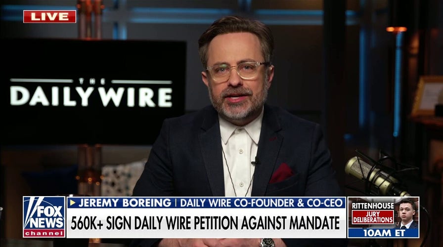 Daily Wire pushes back on Biden vaccine mandate: We're 'pro-vaccine and anti-tyranny,' says co-CEO