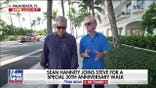 Steve Doocy catches up with Sean Hannity for Fox News' 30th anniversary