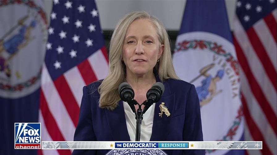 Virginia Gov Spanberger gives Democratic response to Trump's State of the Union: 'We did not hear the truth'