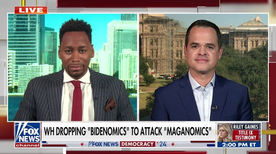 WH pinning ‘Bidenomics’ against ‘MAGAnomics’ is one of the ‘dumbest ideas’: Gianno Caldwell