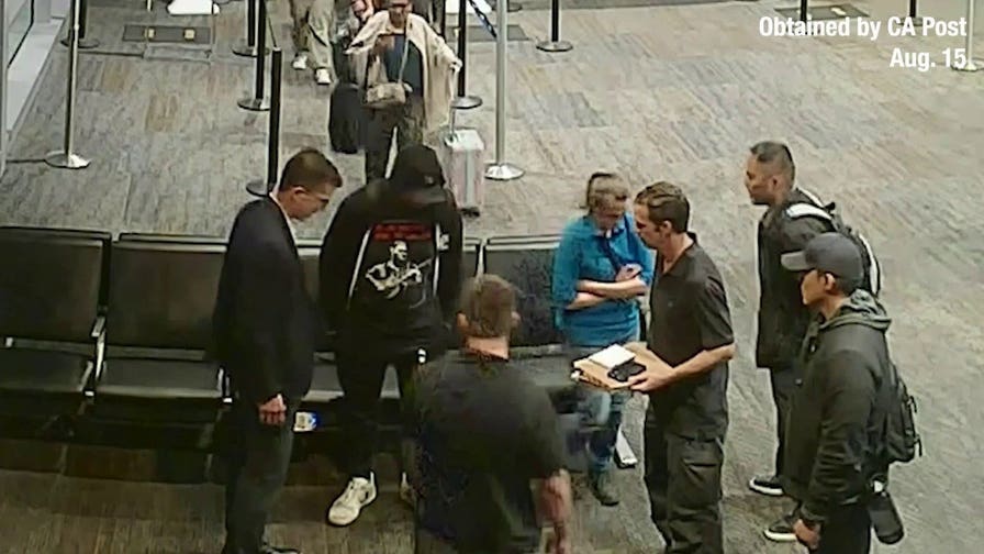 FBI agents surround former Rep. Eric Swalwell in new footage at San Francisco Airport