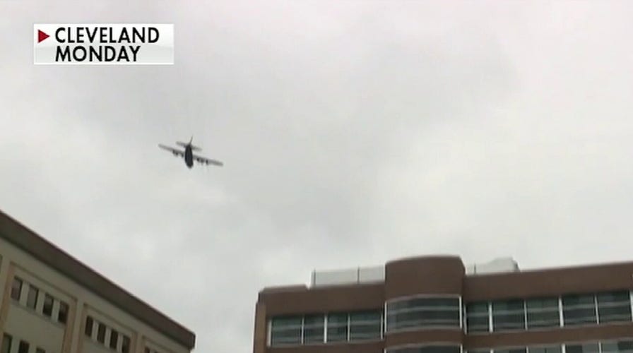 US Air Force honors Ohio COVID-19 heroes with flyover