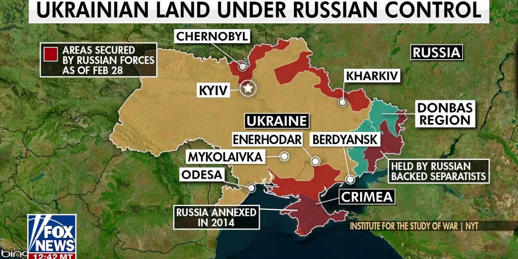 Russia wages seventh day of war in Ukraine as fears grow of major