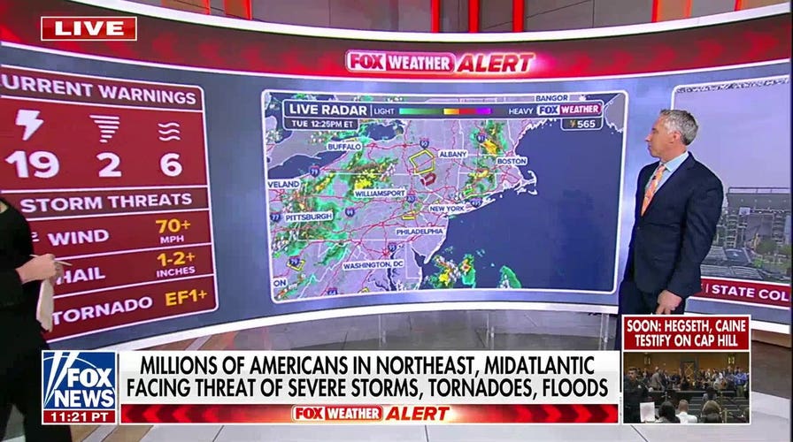 Tornado watches called for NYC and New Jersey