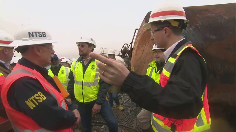 Buttigieg visits Ohio train derailment site 20 days after wreck