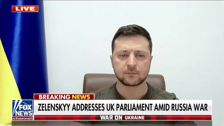 Zelenskyy channels Churchill in speech declaring Ukraine will ‘not give up’