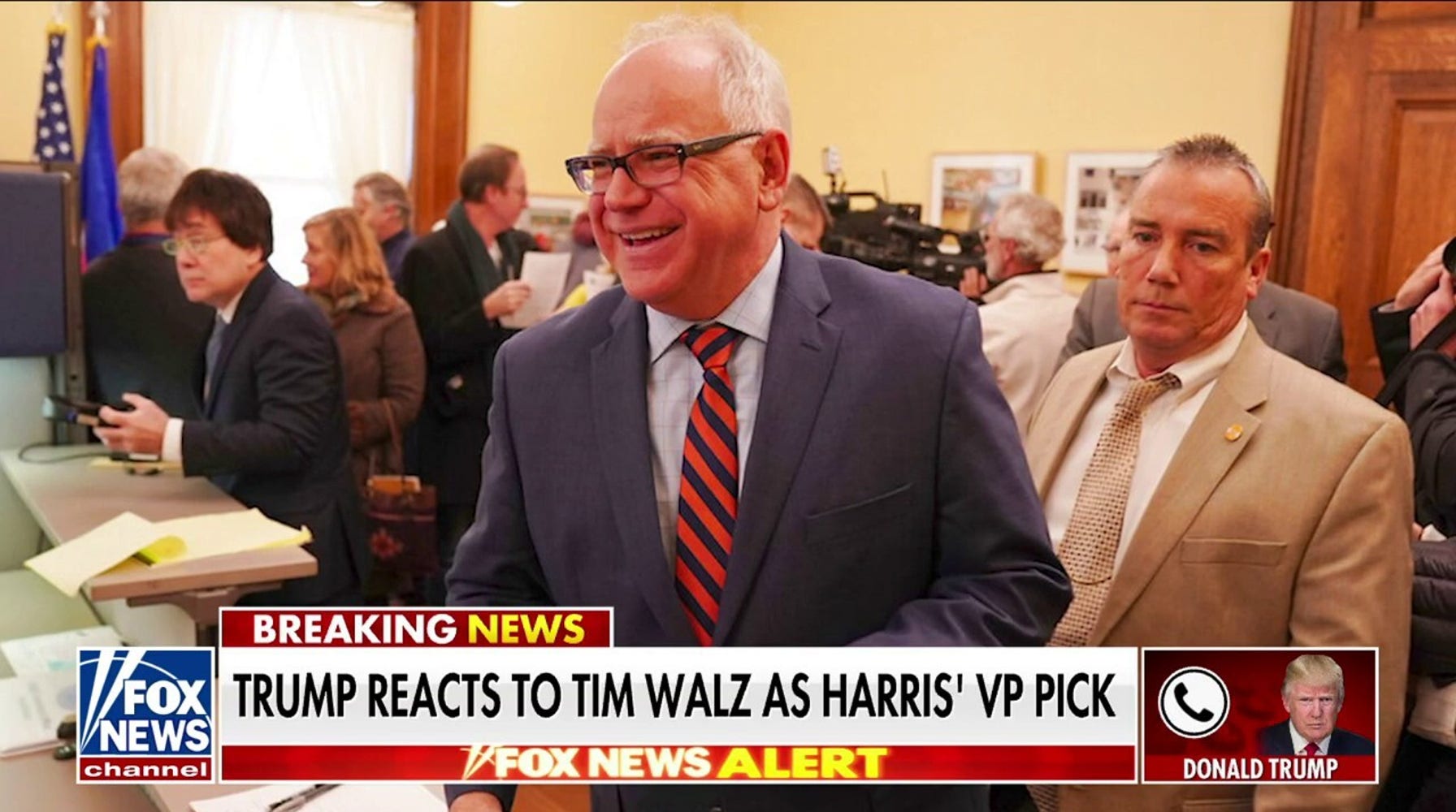 Trump Slams Harris-Walz Ticket: 'Shocking Pick'