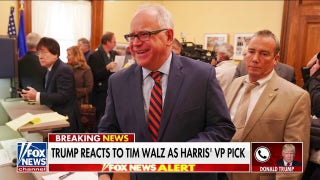 Trump reacts to Kamala Harris tapping Tim Walz as running mate: 'I can't believe it' - Fox News