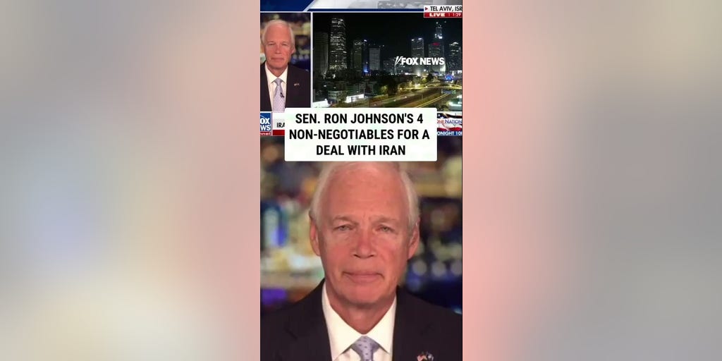 Sen. Ron Johnson: Iran can NEVER obtain a nuclear weapon