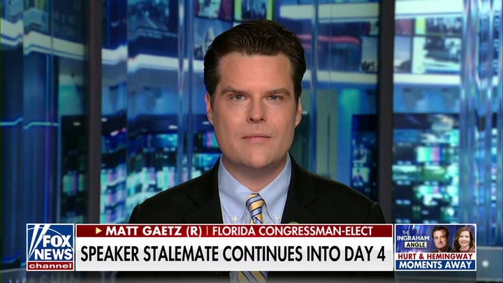 Matt Gaetz calls Trump wrong for supporting McCarthy's speaker bid