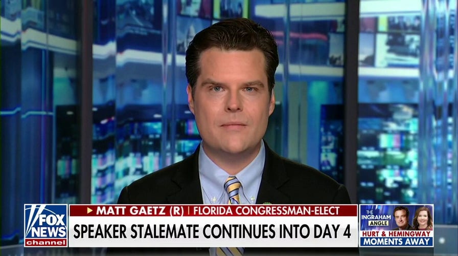 Matt Gaetz calls Trump wrong for supporting McCarthy's speaker bid