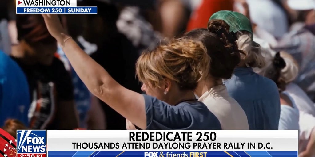 Trump admin celebrates faith at Rededicate 250 prayer rally in DC