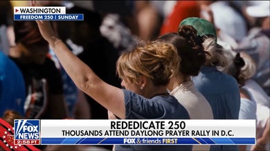 Trump admin celebrates faith at Rededicate 250 prayer rally in DC