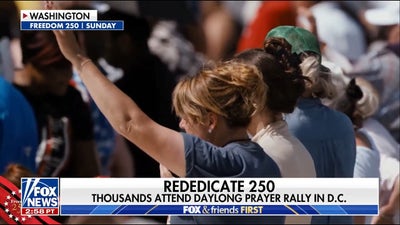 Trump admin celebrates faith at Rededicate 250 prayer rally in DC