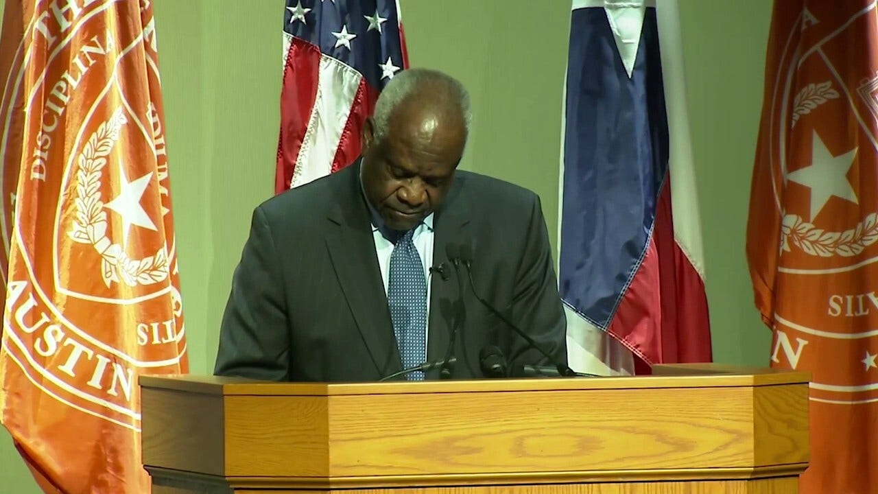 Justice Clarence Thomas urges a return to founding ideals in speech marking America's 250th anniversary