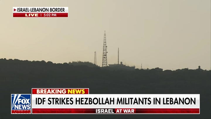 IDF strikes Hezbollah militant positions in Lebanon