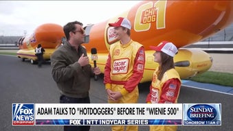 Oscar Mayer Wienermobiles race in second annual 'Wienie 500' at Indy 500