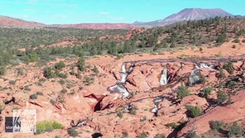 Rare waterfalls flow in state park: See the video!