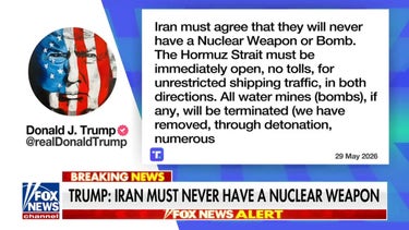 Trump outlines conditions for Iran deal: No nuclear weapons, open Strait of Hormuz