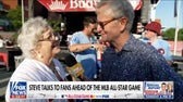 Steve Doocy experiences the MLB All-Star Fan Zone