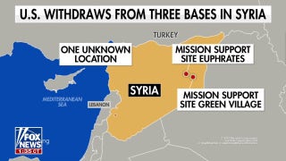 US now has roughly 1,500 troops in Syria following withdrawals, consolidations ordered by the Pentagon