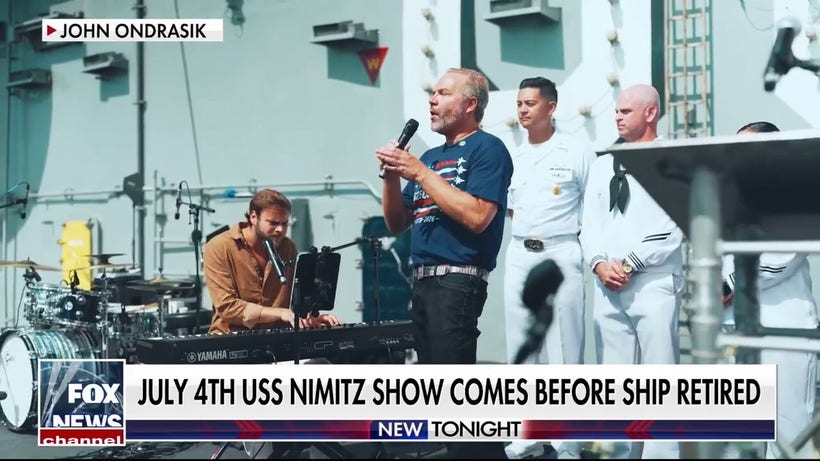 ‘Honor of a lifetime’: John Ondrasik reflects on performing aboard the USS Nimitz