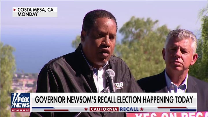 Californians to vote on Newsom recall today