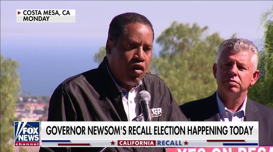 Californians to vote on Newsom recall today