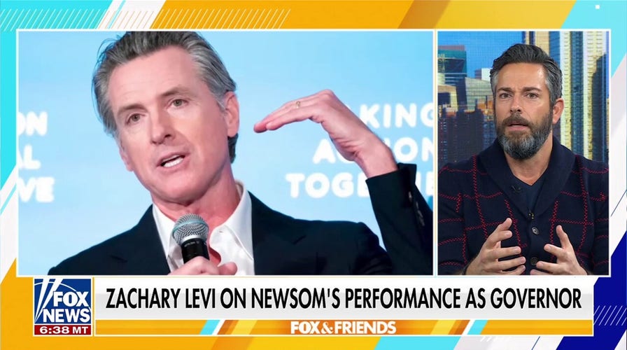 Zachary Levi slams Gavin Newsom’s leadership as ‘a trainwreck’