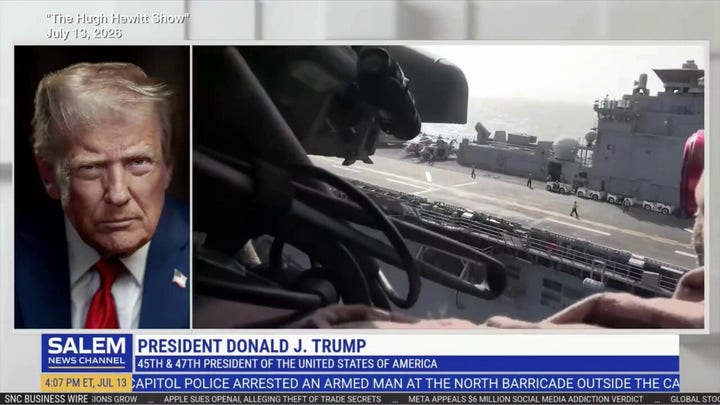 Trump acusa a las «noticias falsas» de querer que EE. UU. pierda la guerra contra Irán