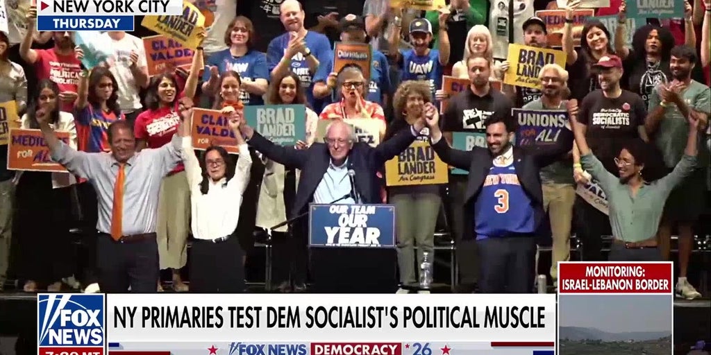 Mamdani, Sanders rally for far-left Democrats ahead of NY primaries