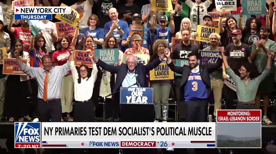 Mamdani, Sanders rally for far-left Democrats ahead of NY primaries