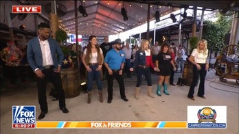 'Fox & Friends' hosts learn country line dancing in Houston