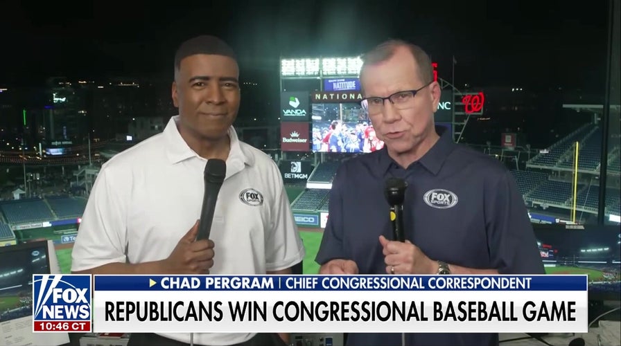 Republicans continue winning streak at Congressional Baseball Game