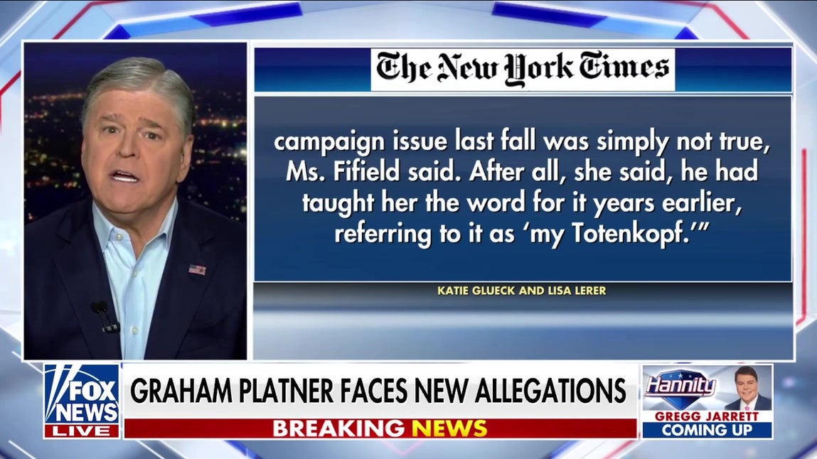 Hannity details unsettling allegations against Democrat Senate candidate Graham Platner