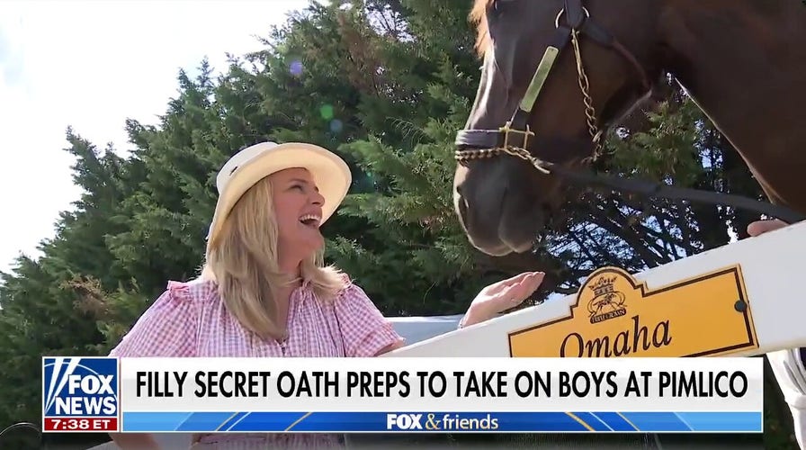 Filly Secret Oath prepares to take on colts at 147th Preakness Stakes