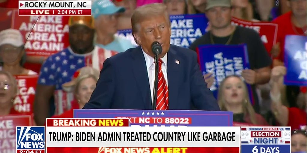 Trump responds to Biden's ‘garbage’ remark at rally: ‘Worse than anything’ they’ve called you