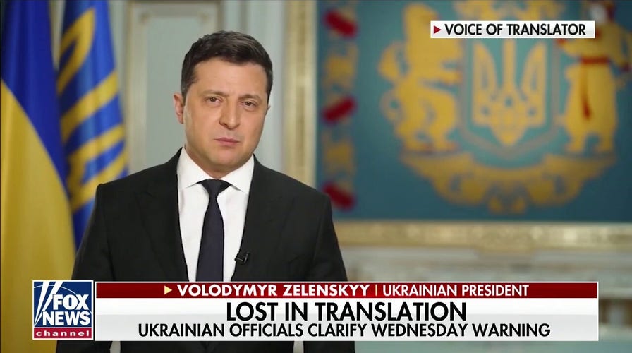 Ukrainian officials walk back invasion warning after markets tumble