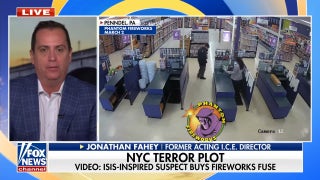 Jonathan Fahey discusses NYC terror plot, suspect's fireworks purchase