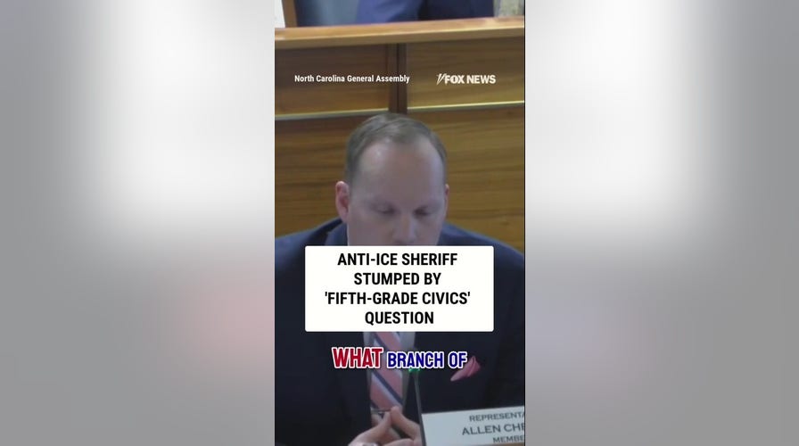 Anti-ICE sheriff STUMPED by 'fifth-grade civics' question