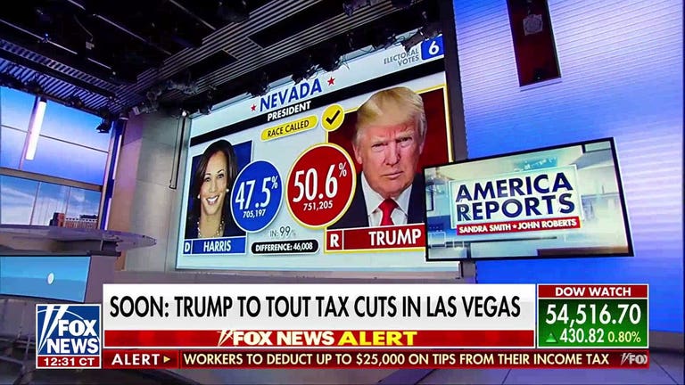 Trump to promote 'no tax on tips' in Las Vegas campaign speech