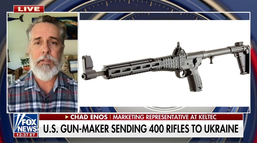 US gun-maker sends hundreds of weapons to Ukraine