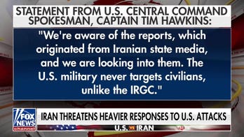 President Trump says Iran’s regime is weakening by the day