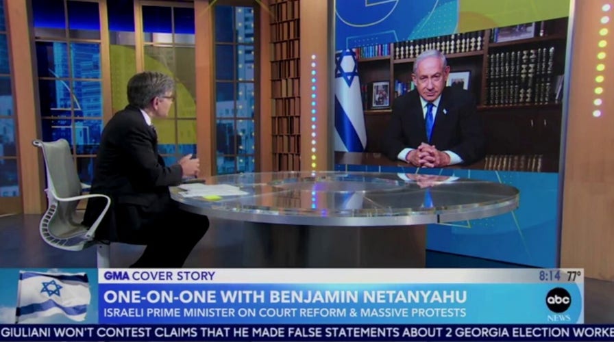 ABC's George Stephanopoulos presses Netanyahu on Israel's judicial reforms