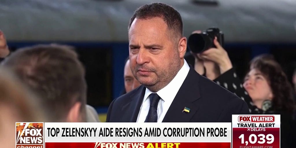 Zelenskyy's chief of staff resigns amid corruption probe