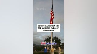 American flag back up at US embassy in Venezuela