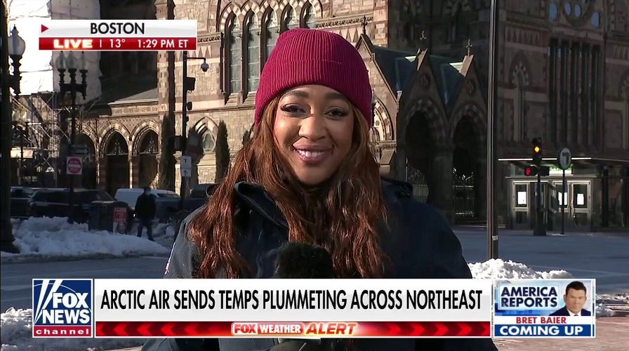 Frigid temperatures strike the Northeast