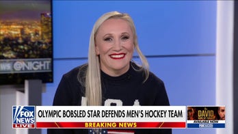 Olympic bobsled star defends men’s hockey team