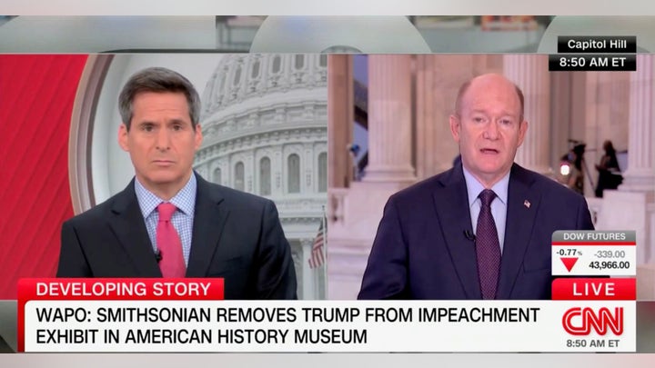 Chris Coons accuses Trump White House of 'whitewashing history' over Smithsonian exhibit